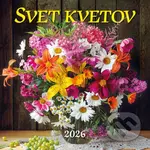 Nástenný kalendár Svet kvetov 2026 (slovenské menné kalendárium)