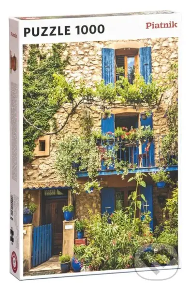 Modrý balkon - puzzle z kategorie Umělecké