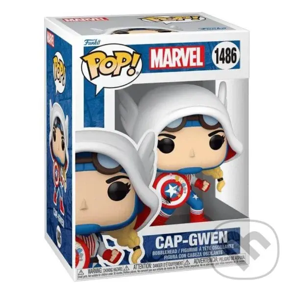 Funko: POP: Marvel - Cap-Gwen #1486,Funko: POP: Marvel - Cap-Gwen #1486