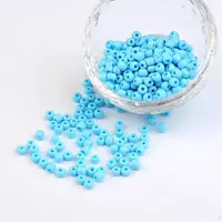 6/0 Opaque Colours Round Glass Seed Beads