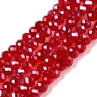 Electroplate Glass Beads Strands