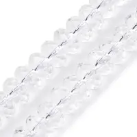Transparent Glass Beads Strands