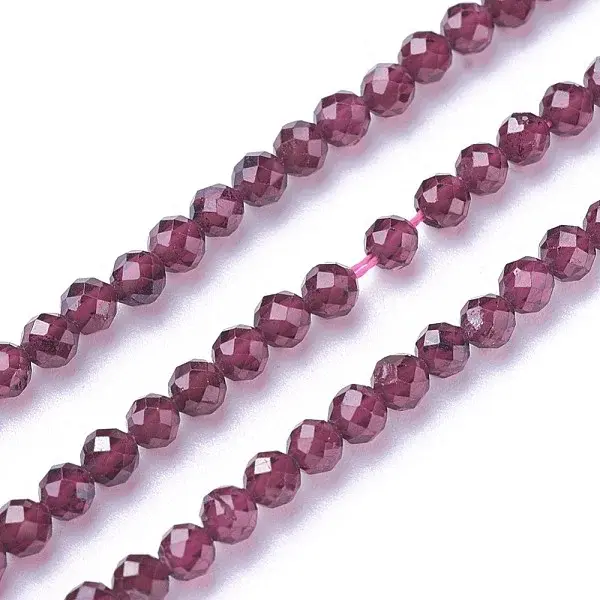 Natural Garnet Beads Strands