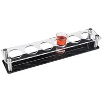 6-Hole Acrylic Wine Glass Organizer Holder