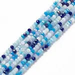 Electroplate Glass Beads Strands