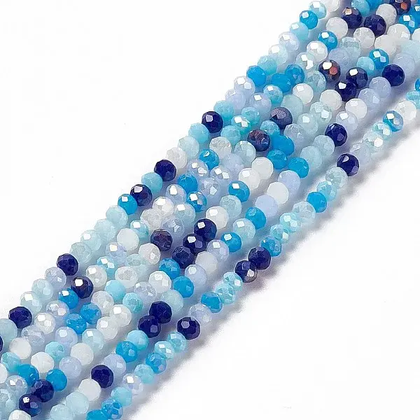Electroplate Glass Beads Strands