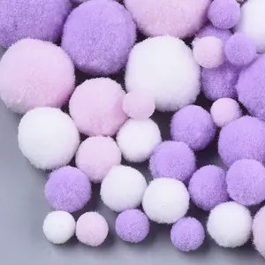 DIY Doll Craft Polyester High-elastic Pom Pom Ball