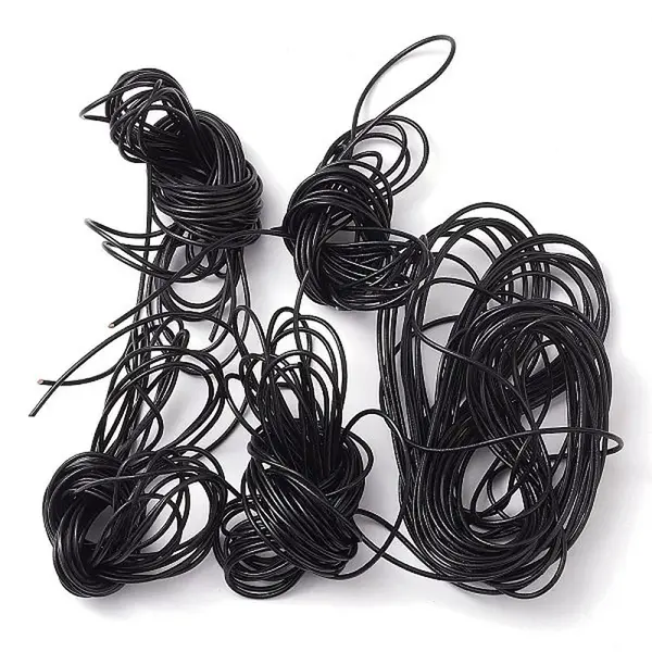 Round Cowhide Leather Cord