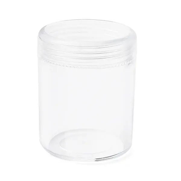 Round Plastic Bead Containers