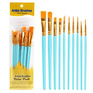 Paint Plastic Brushes Set