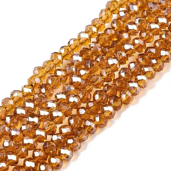 Electroplate Glass Beads Strands