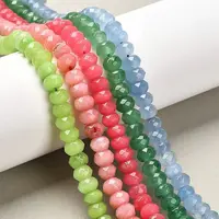 Natural White Jade Gemstone Beads