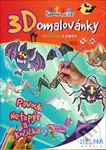 3D omalovánky Pavouk, Netopýr a kočička (Skládačky z papíru)