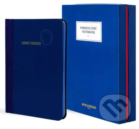Parisian Chic Notebook (Blue, large) - Ines de la Fressange