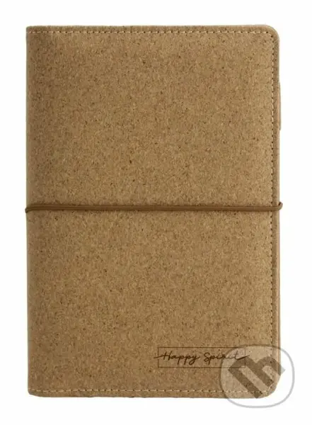 Nedatovaný diář Korek kroužkový M s vyměnitelným kalendáriem