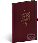 Notes Samet - Lapač snů (linkovaný s gumičkou na uzavření)