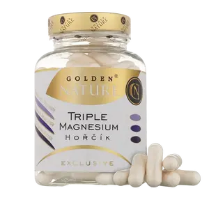 GOLDEN NATURE Exclusive Triple Magnesium - hořčík 100 kapslí