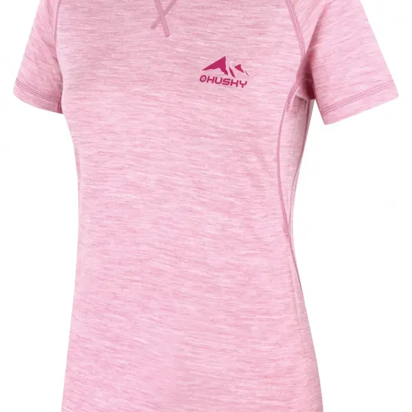 Husky Mersa L XXL, faded pink Merino termoprádlo triko