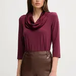 Halenka Joseph Ribkoff dámská, vínová barva, hladká, 253211