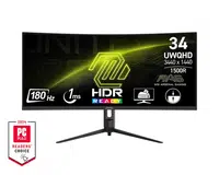 34" MSI MAG 342CQR E2 /VA /3440x1440 /180Hz /1ms
