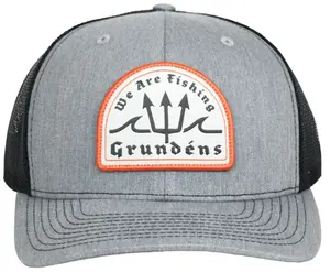 Grundéns kšiltovka poseidon trucker - heather grey/black