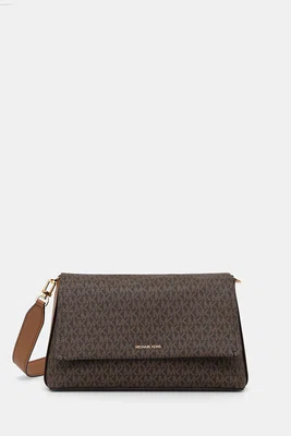 Kabelka MICHAEL Michael Kors NESSA hnědá barva, 30T5G8ZM3B
