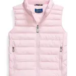 Dětská vesta Polo Ralph Lauren růžová barva, 322969872003