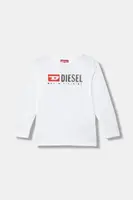Dětské bavlněné tričko s dlouhým rukávem Diesel TDROPS T-SHIRT