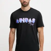 Tréninkové tričko adidas Performance PRIDE pánské, černá barva, JL7620