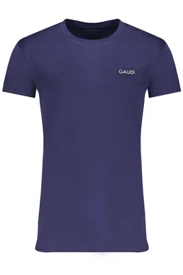 GAUDÌ MEN'S SHORT SLEEVE T-SHIRT BLUE