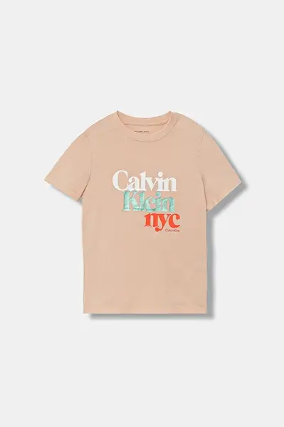 Calvin Klein Jeans Dětské bavlněné tričko Calvin Klein Jeans