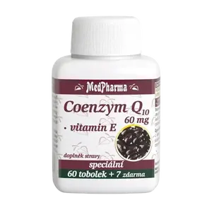 MEDPHARMA Coenzym Q10 60 mg + Vitamin E 67 tobolek