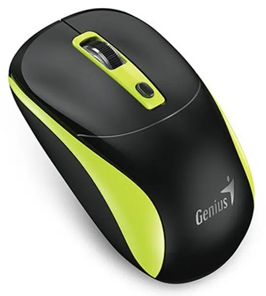 Myš bezdrátová, Genius NX-7123, černo-zelená, optická, 1200DPI