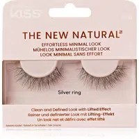 KISS The New Natural Effortless Minimal Look umělé řasy Silver Ring 2 ks