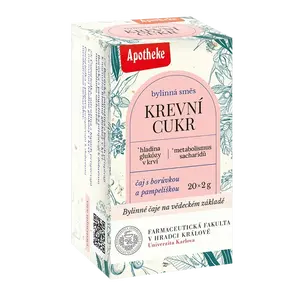 APOTHEKE Čaj Krevní cukr Farmaceutická fakulta 20 x 2 g