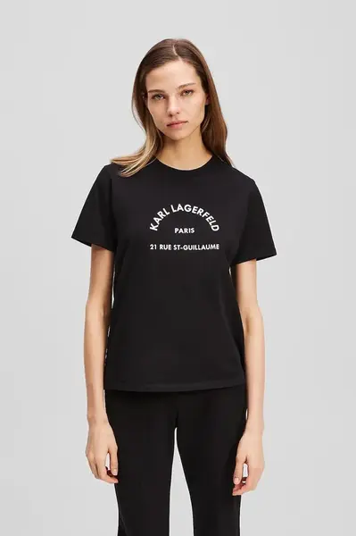 Bavlněné tričko Karl Lagerfeld