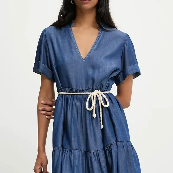 Šaty Answear.LAB modrá barva, mini