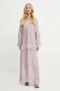 Šaty s hedvábím Answear.LAB