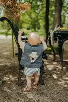 Dětská lněná vesta Donsje Larsel Linen Gilet Groom