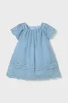 Dívčí šaty Mayoral modrá barva, mini, 1910