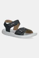 Dětské nubukové sandály Geox LIGHTFLOPPY