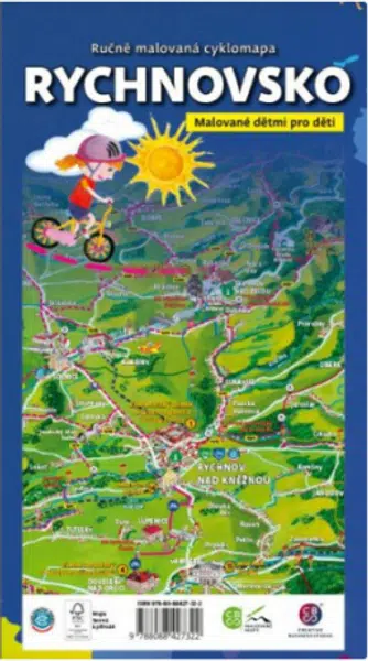 Rychnovsko dětem - Ručně malovaná cyklomapa