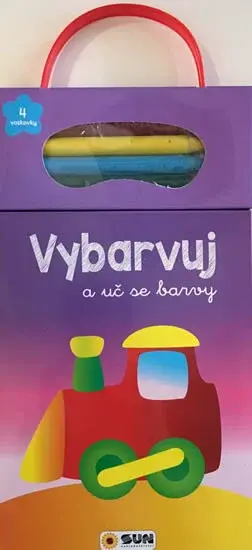 Vybarvuj a uč se barvy - vláček - kolektiv autorů