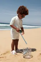 Dětské plavky Liewood Max Seersucker Shortsleeve Swim Jumpsuit