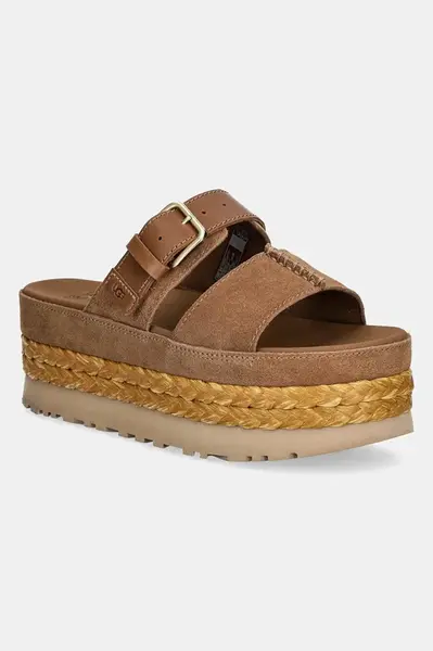 Kožené pantofle UGG Aubrey Slide