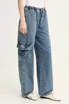 Bavlněné džíny Moschino Jeans dámské, high waist, 0320 3721