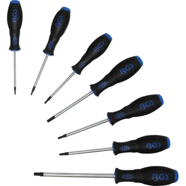 BGS Technic BGS 7846 Sada šroubováků T-profil (pro Torx) T10 ÷ T40 (7 dílů)