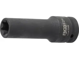 BGS Technic BGS 5349 Nástrčná hlavice 3/4" E-Profil E24, prodloužená, silová