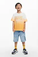 Dětské bavlněné tričko Desigual oranžová barva, 25SBTK13