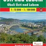 Ústí nad Labem mapa 1:15 000